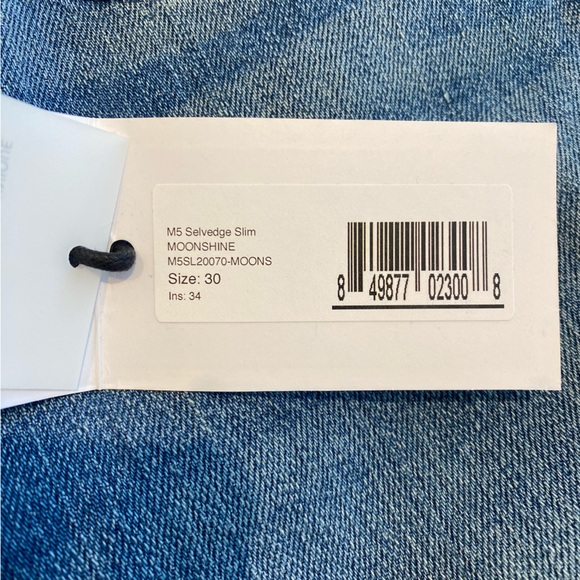 3x1 Men’s M5 Selvedge Slim Straight Leg Jean Distressed NWT - Picture 9 of 9